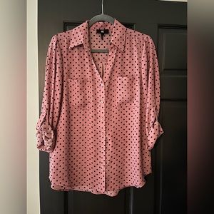 IZ Byer wrinkle free Blouse Size Large